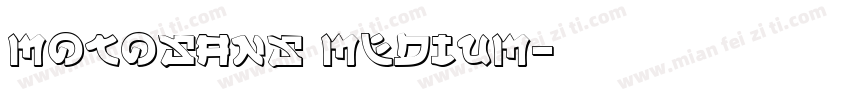 MotoSans Medium字体转换